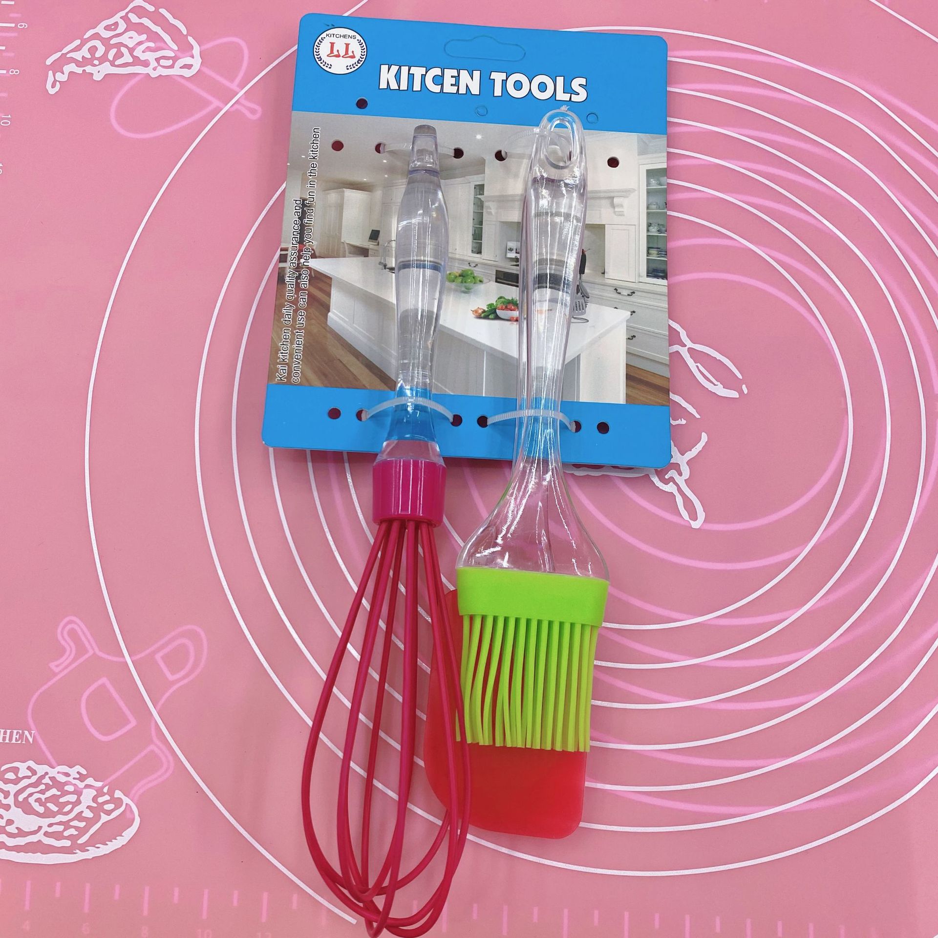 缕泰硅胶刮刀刷子打蛋器食品夹套装厨房烘焙工具烧烤夹奶油刮刷夹