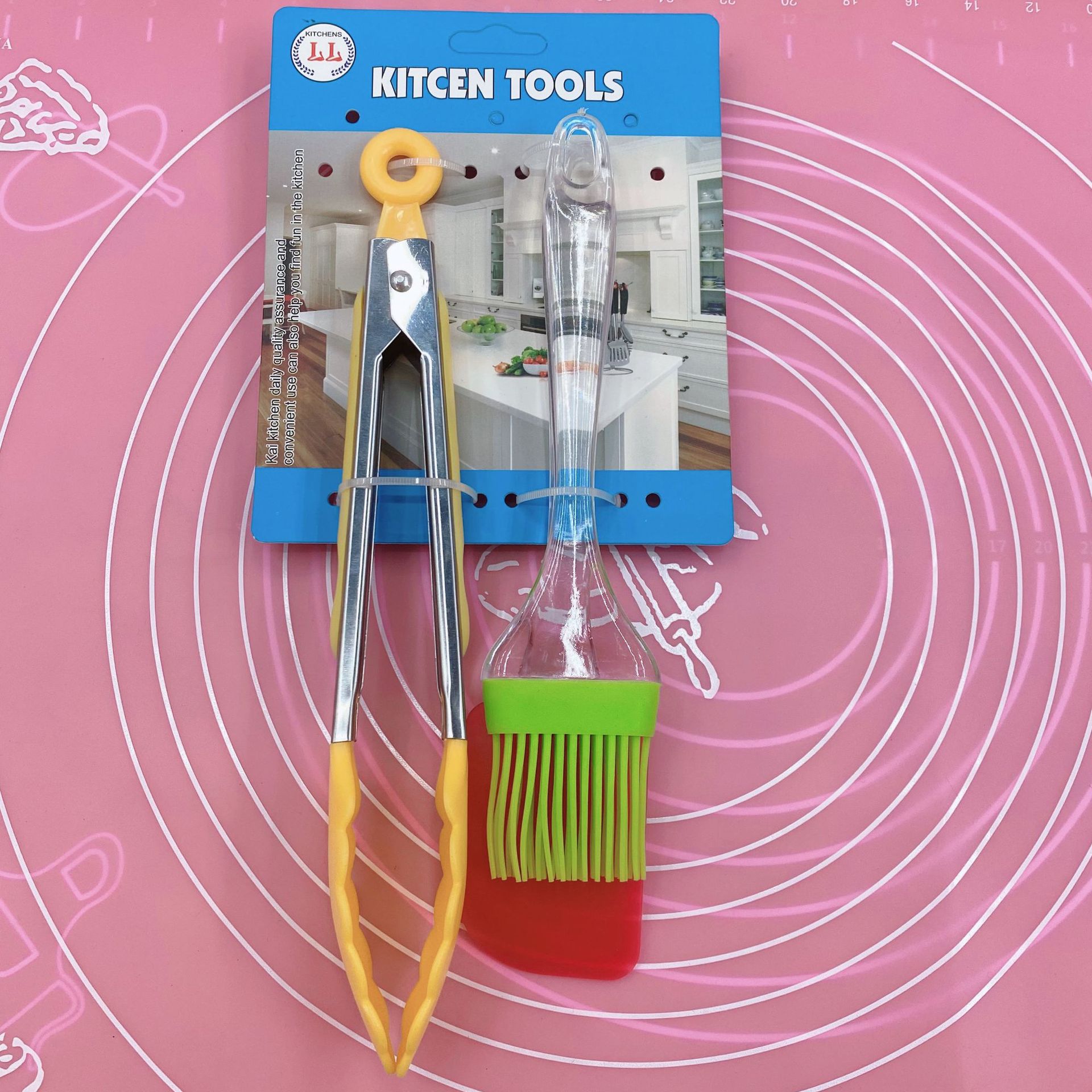 缕泰硅胶刮刀刷子打蛋器食品夹套装厨房烘焙工具烧烤夹奶油刮刷夹