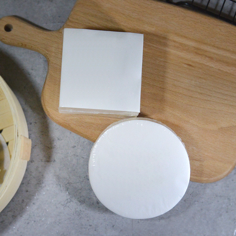 白色纸 汉堡纸 圆形食品垫纸 吸油防油纸 不粘食物用纸健康烘焙纸