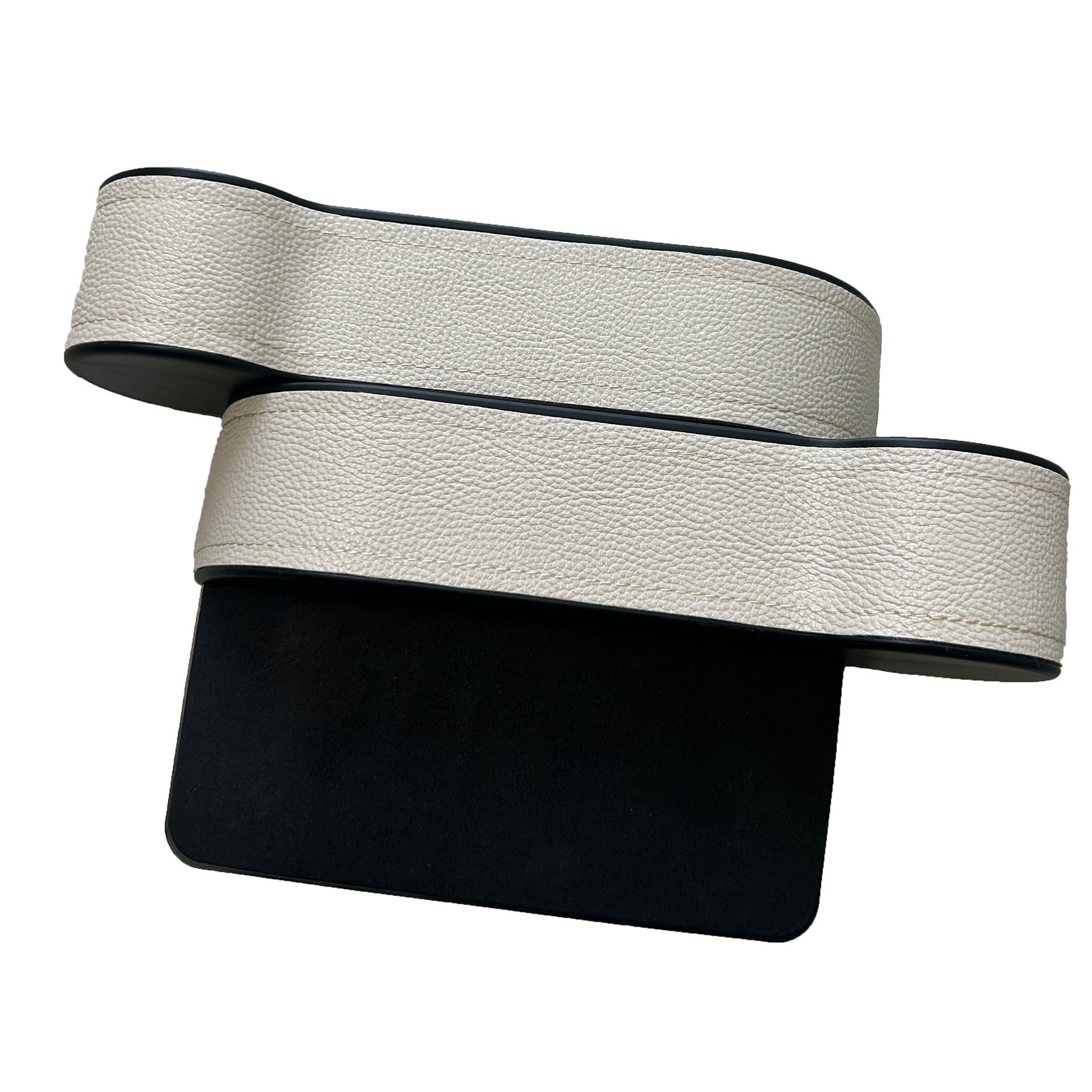 汽车缝隙储物收纳盒 车载夹缝杯架置物盒 汽车椅边座椅收纳盒置物