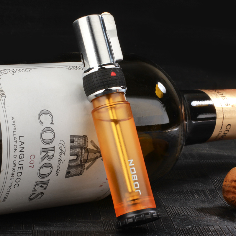 直冲打火机 个性创意透明可视气箱艾灸雪茄防风砂轮火机