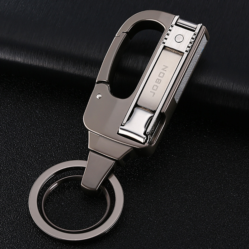 多功能钥匙扣挂件 便携式不锈钢指甲刀创意礼品钥匙扣
