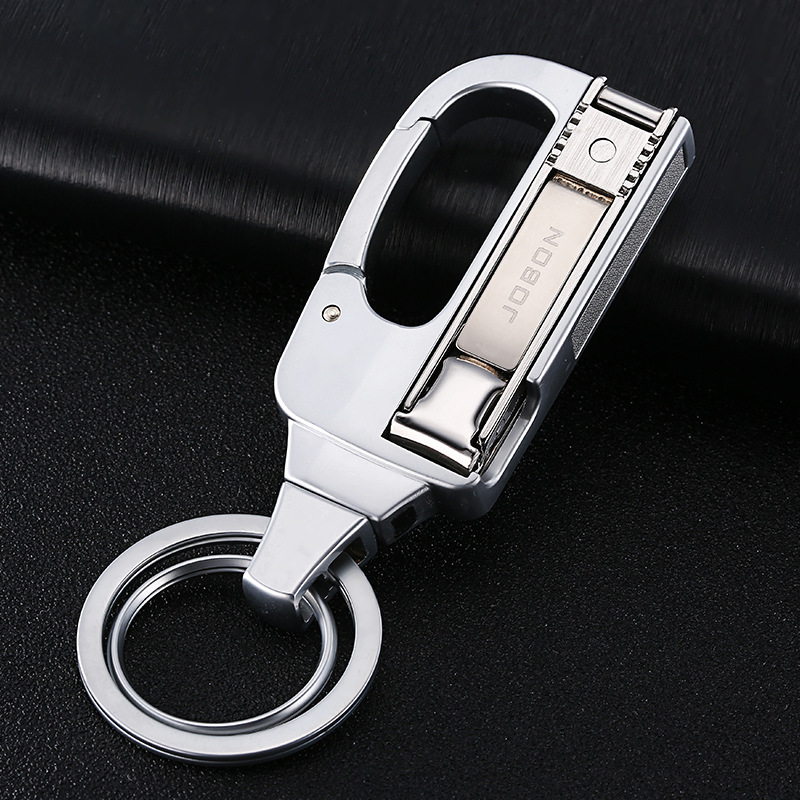 多功能钥匙扣挂件 便携式不锈钢指甲刀创意礼品钥匙扣
