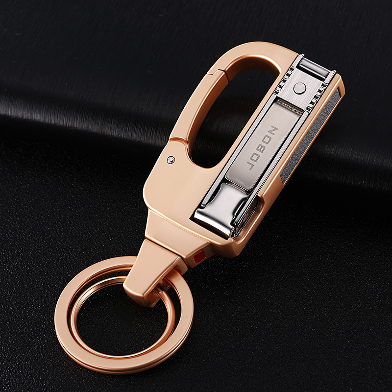 多功能钥匙扣挂件 便携式不锈钢指甲刀创意礼品钥匙扣