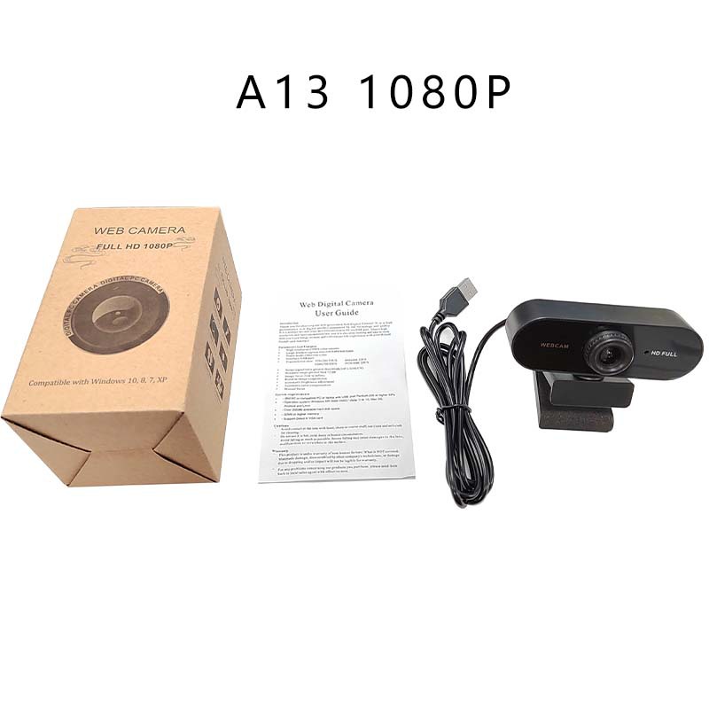 台式电脑摄像头定制视频会仪上网课专用的USB有线带麦摄像头高清4