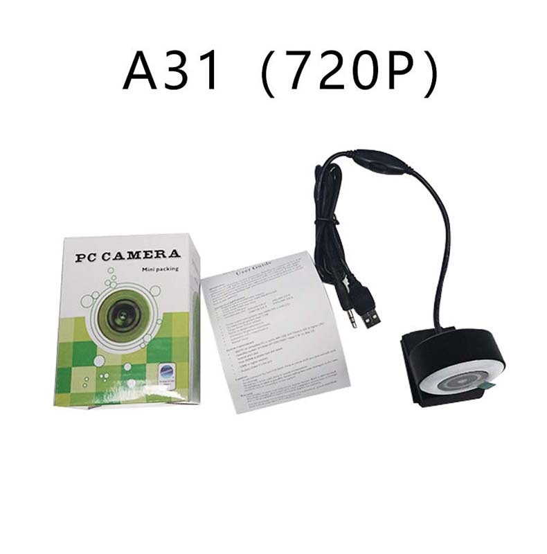 三档led灯美颜摄像头补光灯手机抖音带货直播视频高清电脑摄像头4