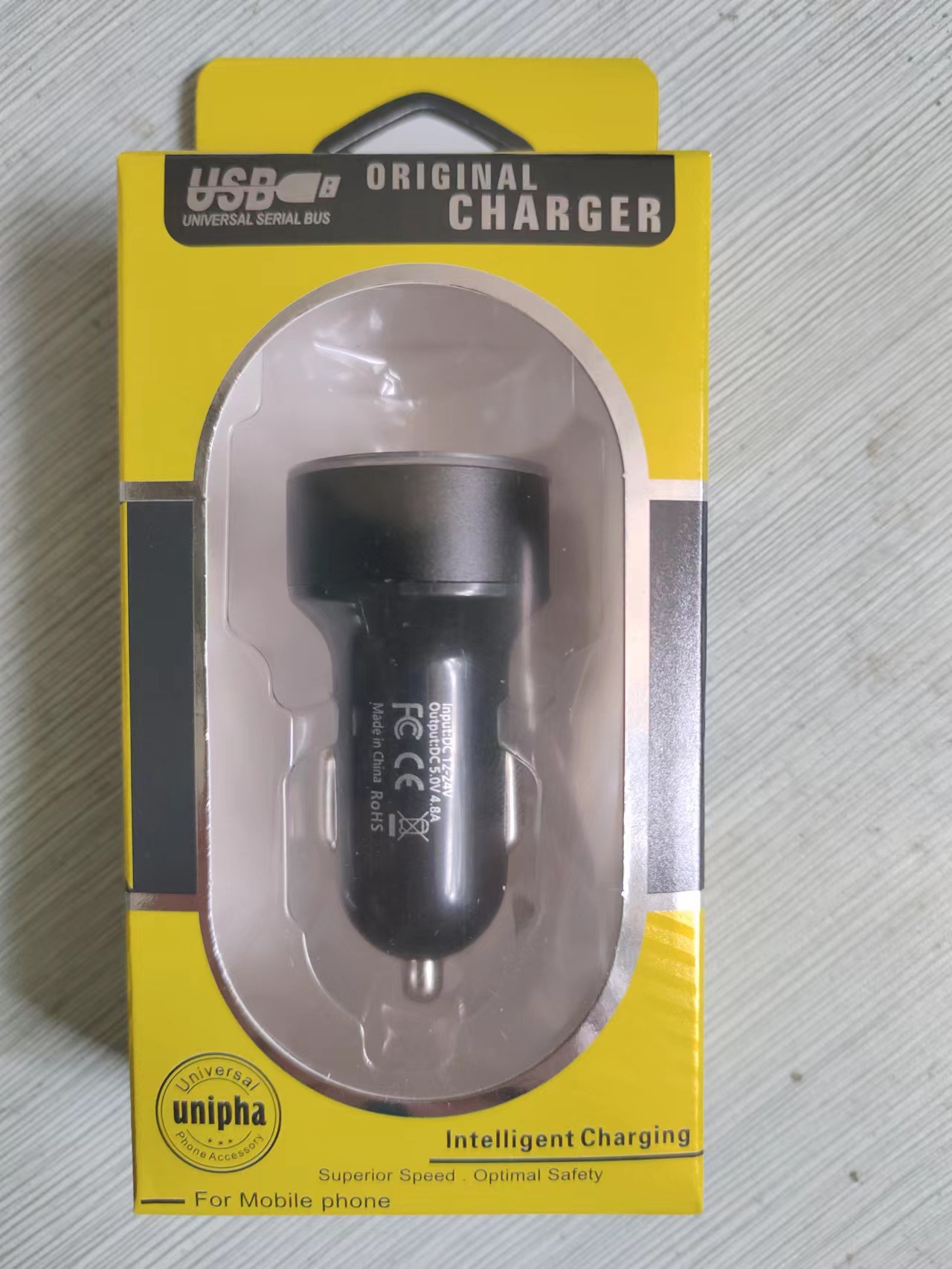 车载充电器超级快充车充点烟器100瓦全兼容合金数显车载快充头