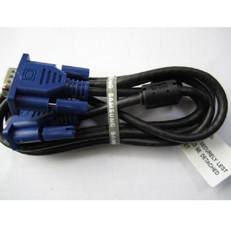 1.5米台式机电脑显示VGA器数据线 15针对15针4+5线视频电视连