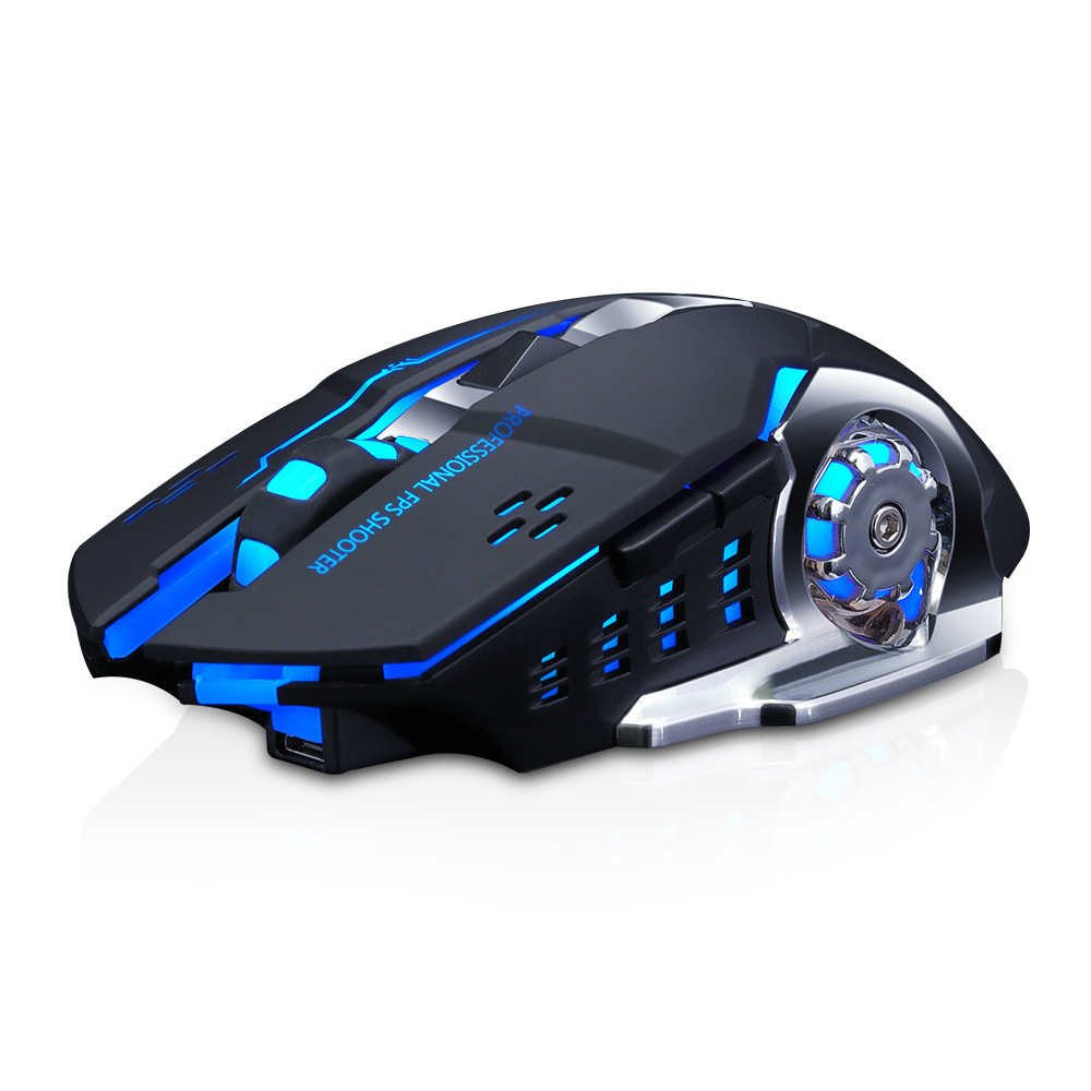 Wireless Bluetooth 2.4g dual-mode rechargeable gaming mouse Silent glow mouse Amazon eBay Express wish