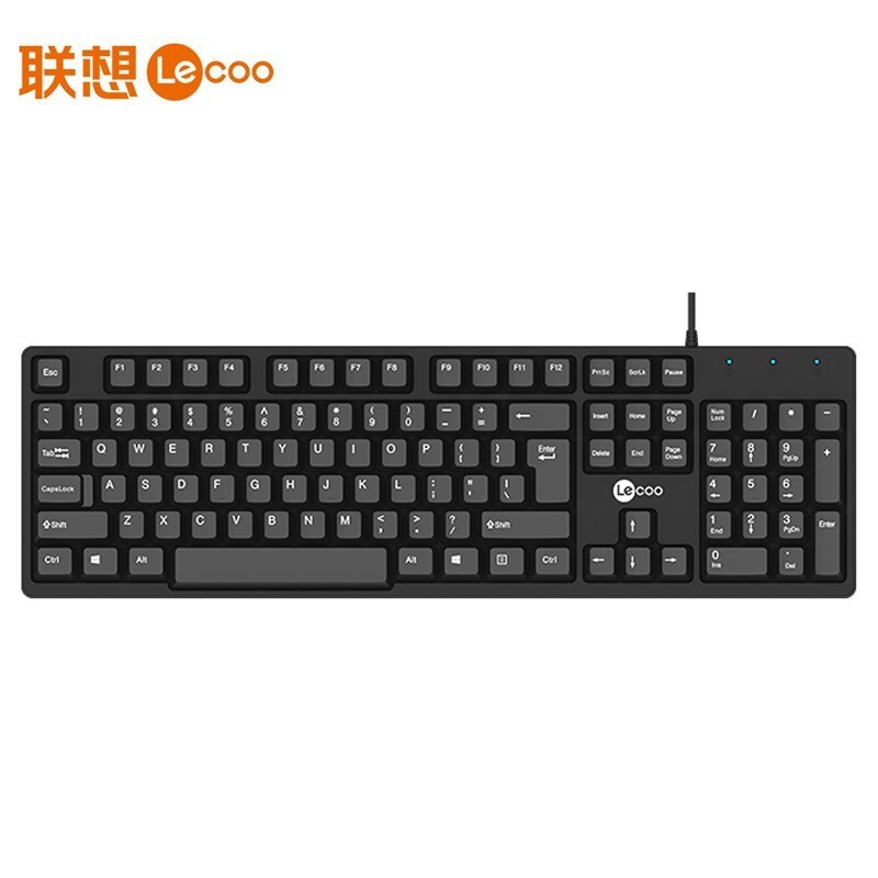 来酷KB101有线商务办公键盘鼠标套装笔记本台式机电脑U+U键鼠套件