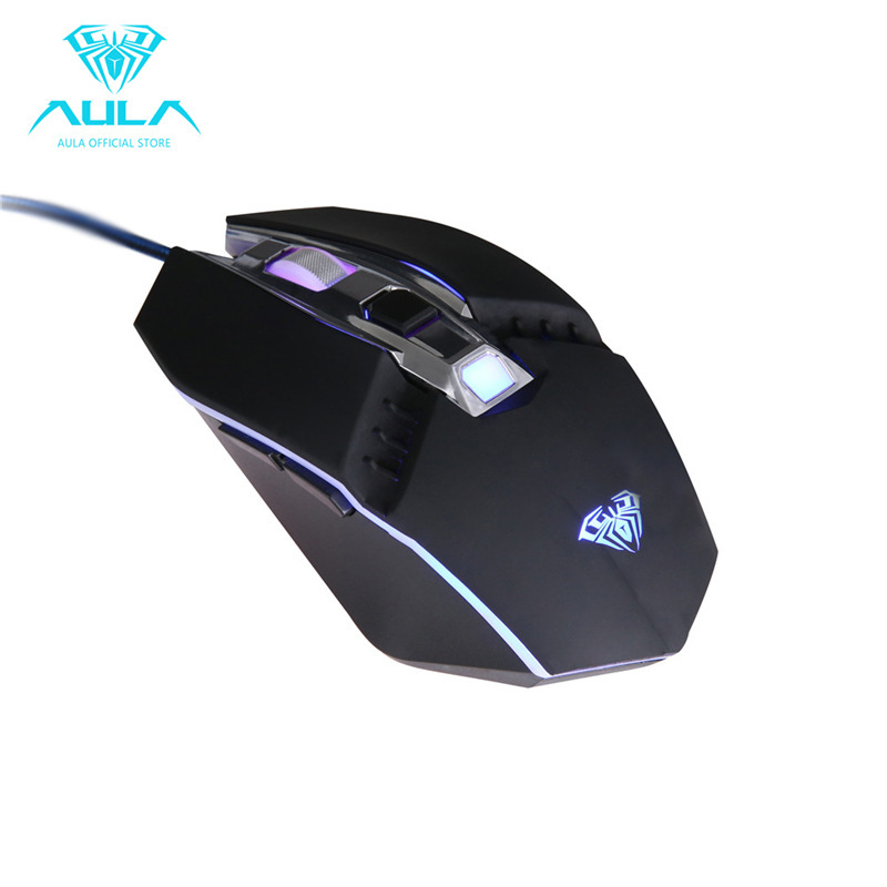 狼蛛S22有线机械鼠标游戏电竞商务办公家用全键宏编程跨境亚马狲