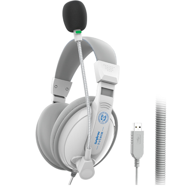 电音D3000 头戴式电脑耳机英语听力网上教育在线学习考试降噪耳麦