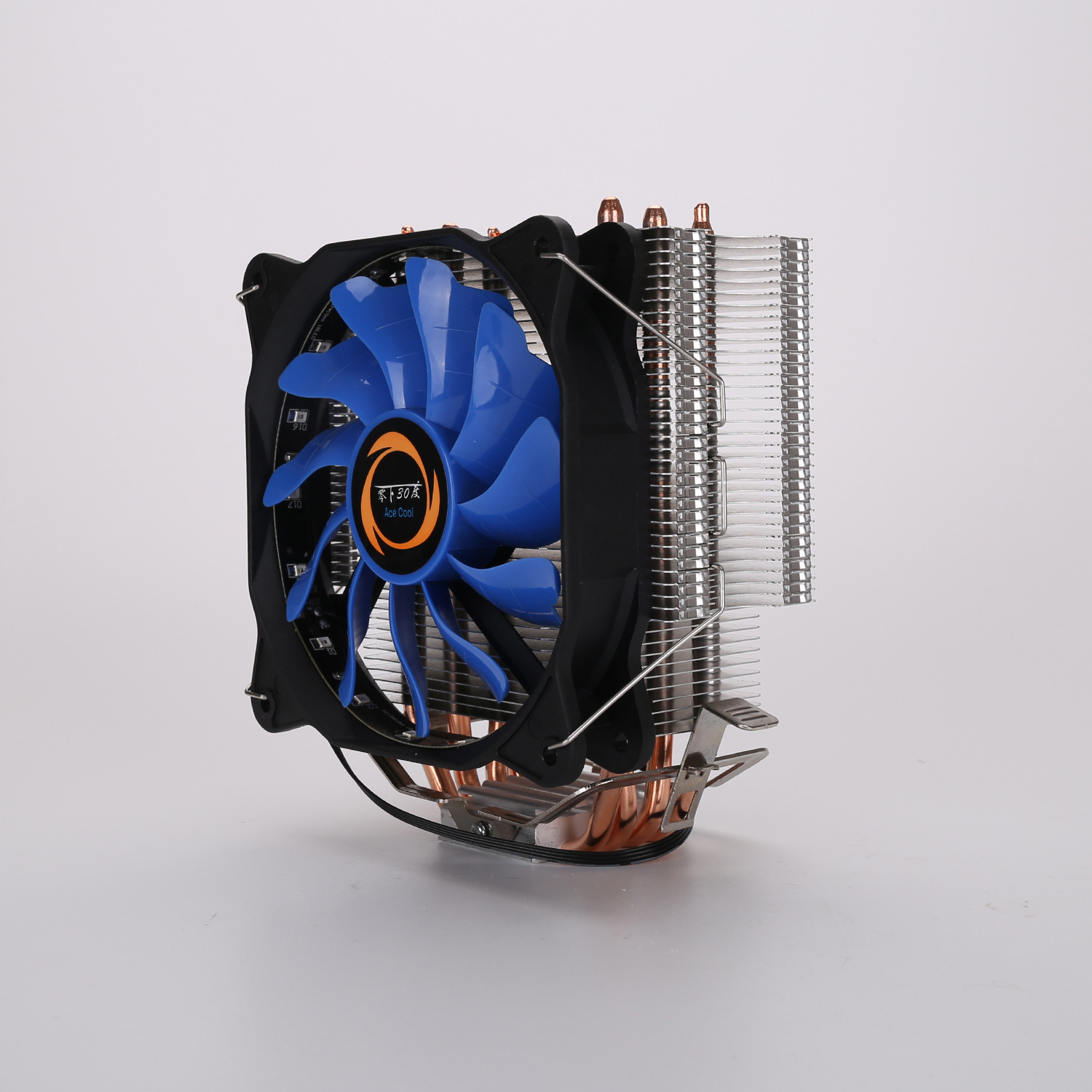 零下 萤火虫CPU风扇铜管台式电脑CPU超静音智能温控发光多平台