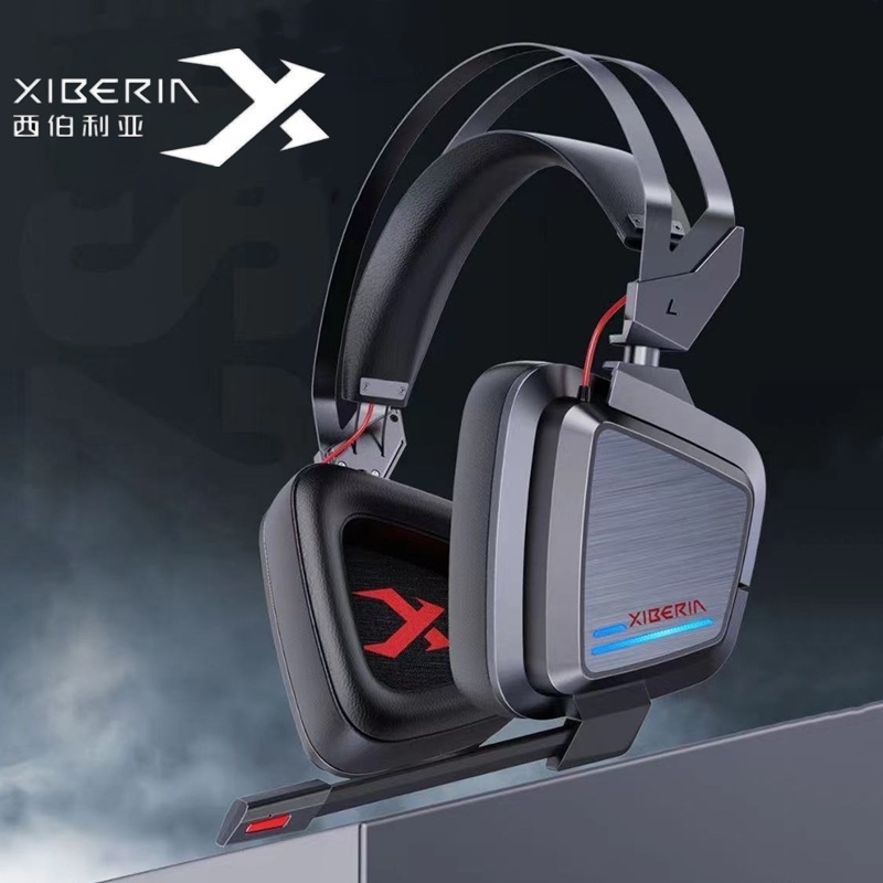 西伯利亚K19游戏吃鸡7.1声道冰感凉快电竞游戏耳机头戴式电脑台式