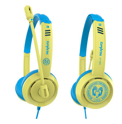 danyin/电音DT326 头戴式电脑耳机学生英语听力听说人机对话耳麦