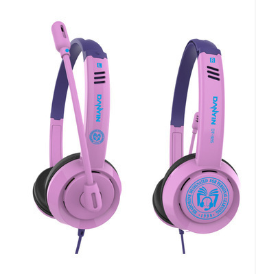 danyin/电音DT326 头戴式电脑耳机学生英语听力听说人机对话耳麦