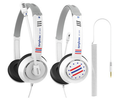 danyin/电音DT326 头戴式电脑耳机学生英语听力听说人机对话耳麦