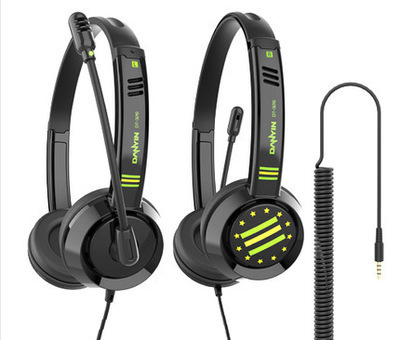 danyin/电音DT326 头戴式电脑耳机学生英语听力听说人机对话耳麦