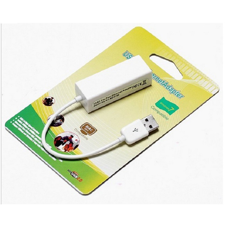 厂家批发RJ45带线10M/100M自适应USB网卡带驱动以太网适配USB网