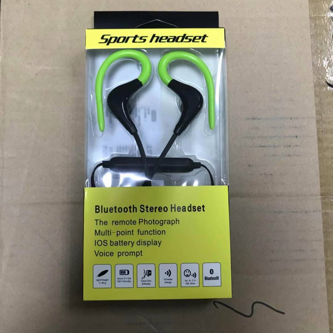 S6蓝牙耳机 BT运动大牛角车载4.1双耳立体入耳式无线耳机接打电话