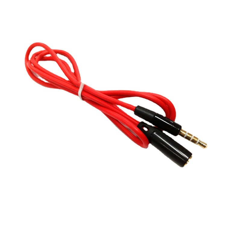 4节3.5mm公对母音频延长线4极带麦音频延长线3.5mm耳机延长加长线