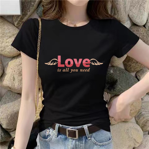 008 Milk silk 180gT T-shirt