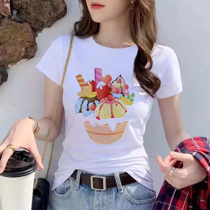 040 Milk silk 180gT T-shirt