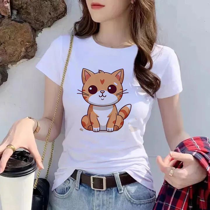 027 Milk silk 180gT T-shirt