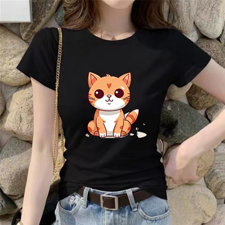 027牛奶丝180gT恤衫