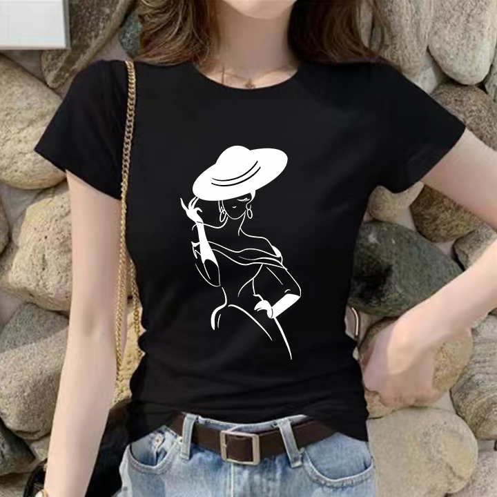 060 Milk silk 180gT T-shirt