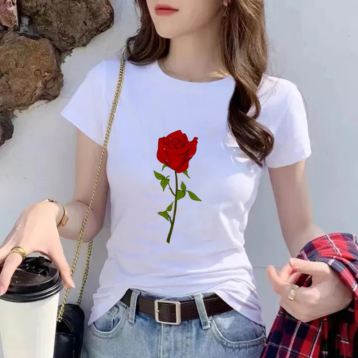 048 Milk silk 180gT T-shirt