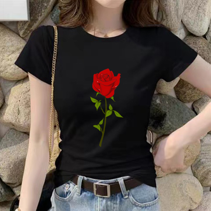 048 Milk silk 180gT T-shirt