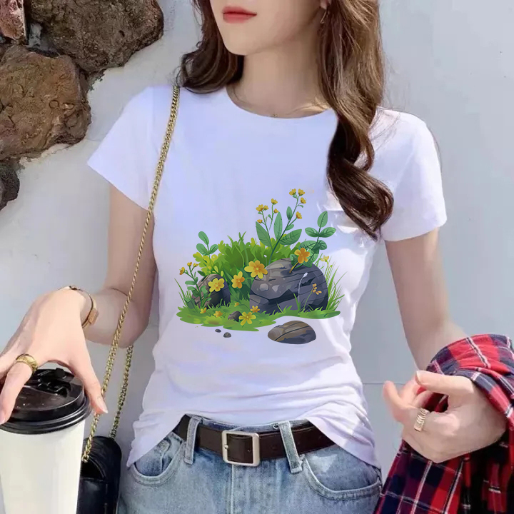 064 Milk silk 180gT T-shirt