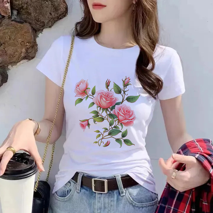 068 Milk silk 180gT T-shirt