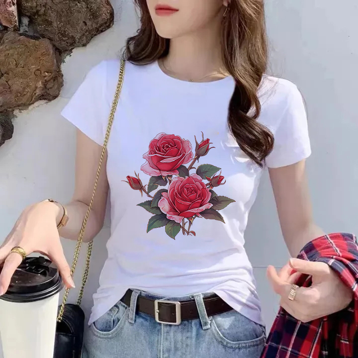 070 Milk silk 180gT T-shirt