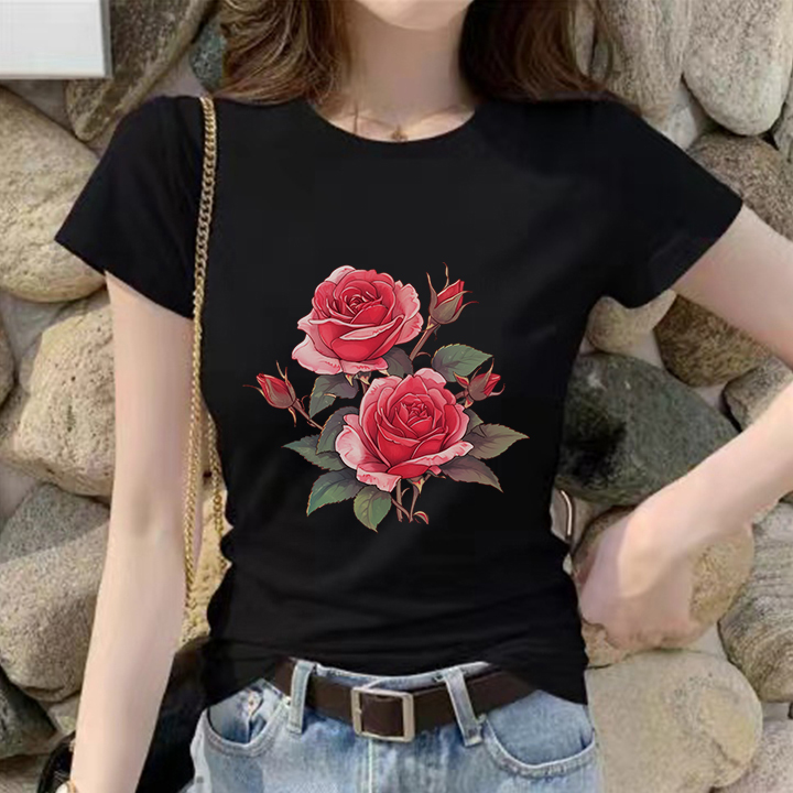 070 Milk silk 180gT T-shirt