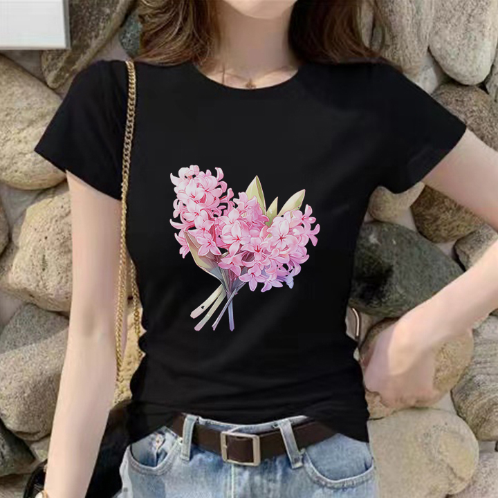 071 Milk silk 180gT T-shirt