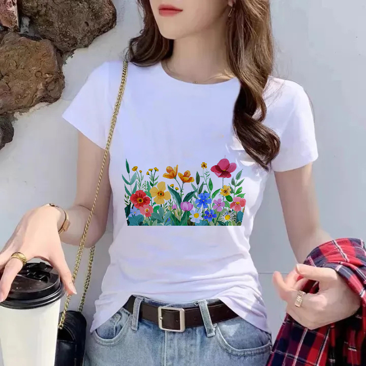 072 Milk silk 180gT T-shirt