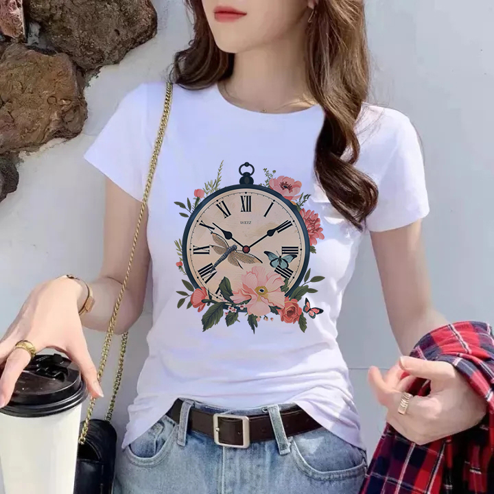 073 Milk silk 180gT T-shirt