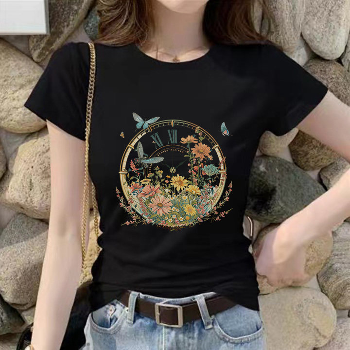 075 Milk silk 180gT T-shirt