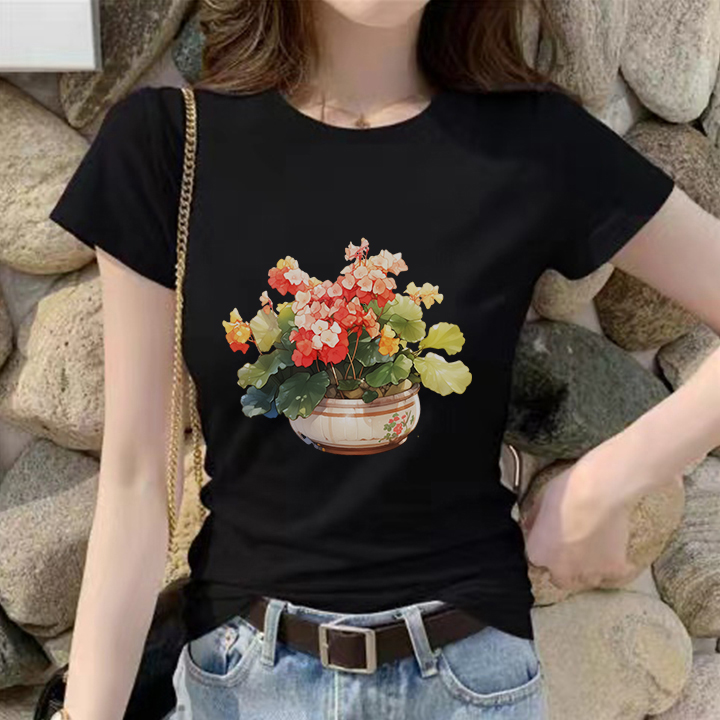 080 Milk silk 180gT T-shirt