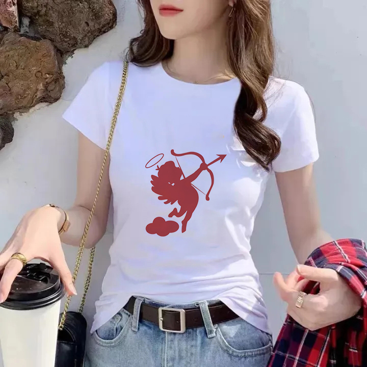 087 Milk silk 180gT T-shirt