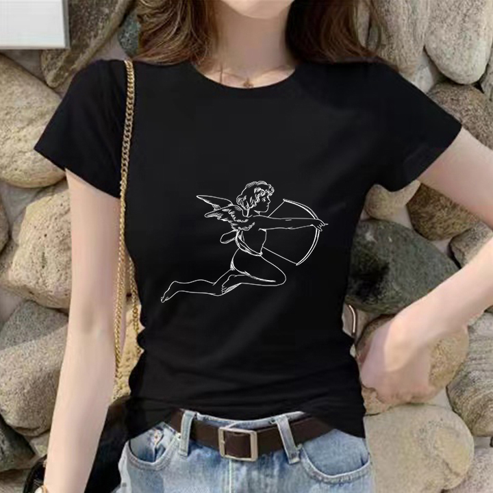 088 Milk silk 180gT T-shirt