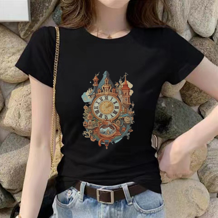 089 Milk silk 180gT T-shirt