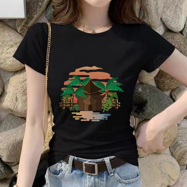 099 Milk silk 180gT T-shirt