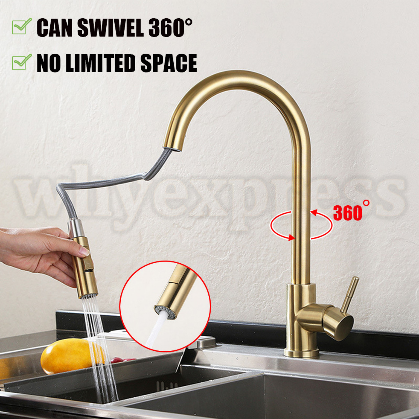 水龙头（黑色/银色）