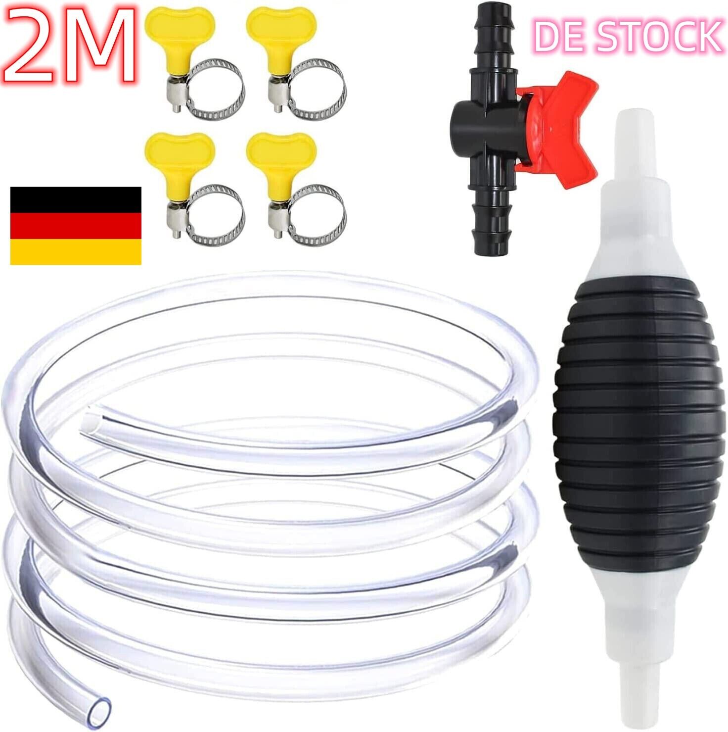手动抽油器 整套2米按需裁切+流量阀