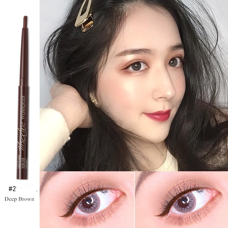 【HUAREN】持久、防水、防汗的眼线笔。 书写流畅，色彩漂亮，色彩清晰。眼线笔
