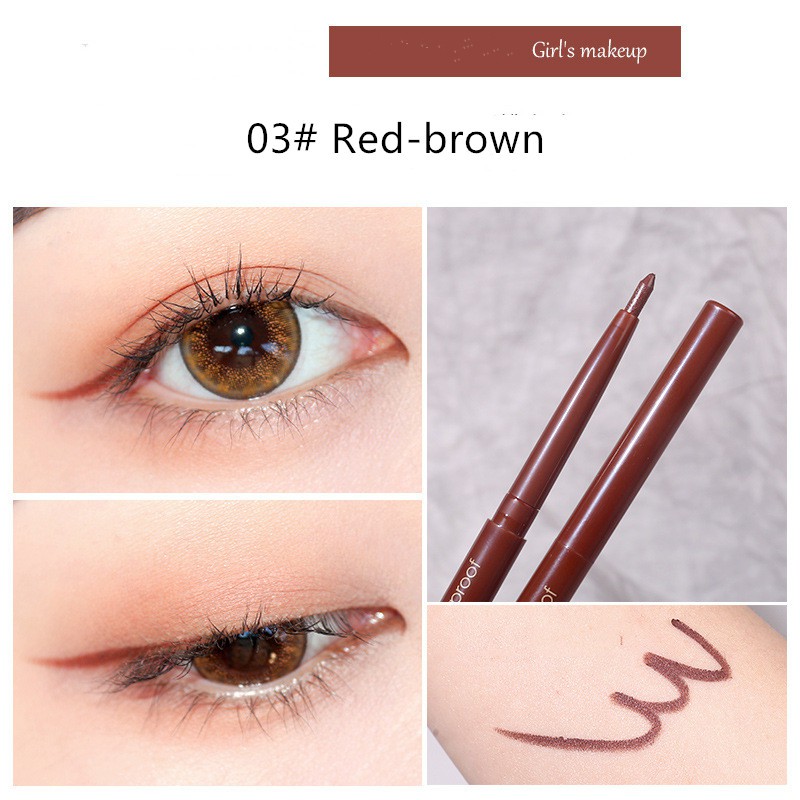 【HUAREN】持久、防水、防汗的眼线笔。 书写流畅，色彩漂亮，色彩清晰。眼线笔