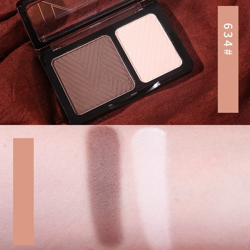 【HUAREN】轮廓 2 色调，轮廓和突出墨盒中的两种色调。 哑尘 脸框纤细，漂亮，有尺寸